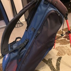 Ping Hoofer lite Golf Bag Navy/Orange